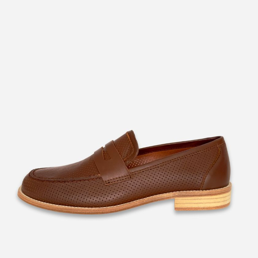 Brown loafers for swing dancing - Men