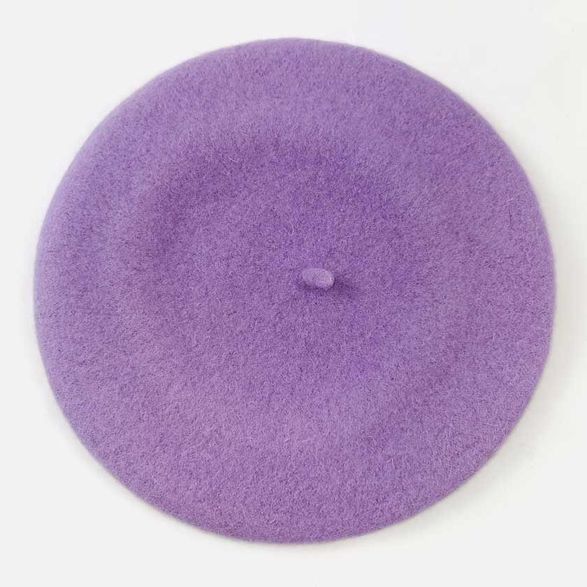 BERET HAT LAVENDER