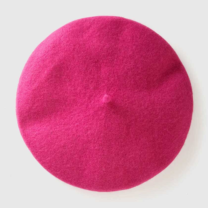 BERET HAT PINK