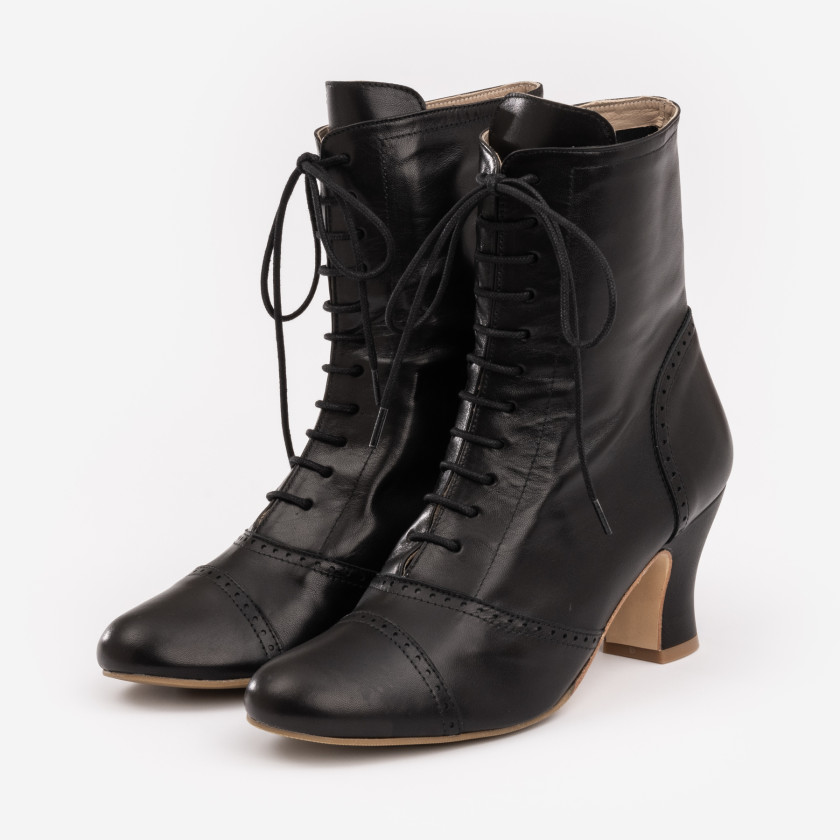 Rosetta Retro Boots Black