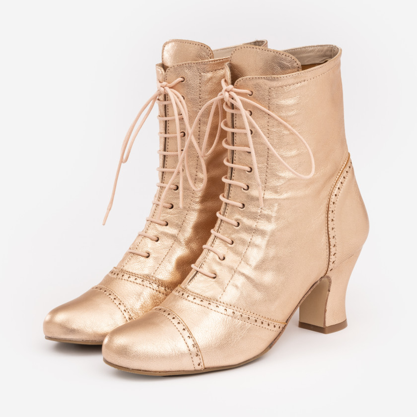 Rosetta Retro Boots Rose Gold