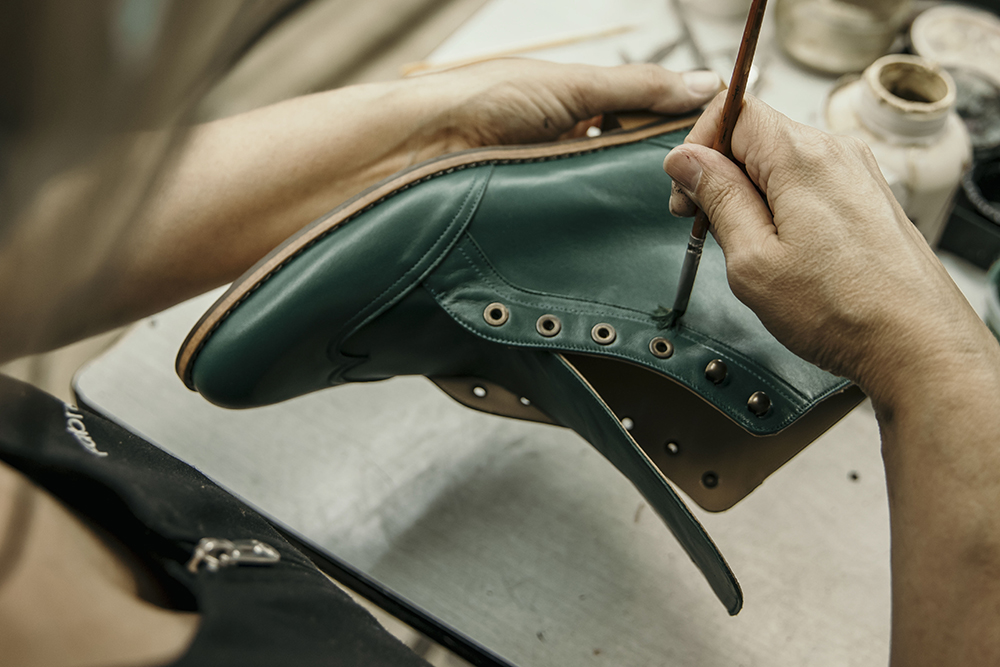 Zapato de baile en cuero Madame Dynamite